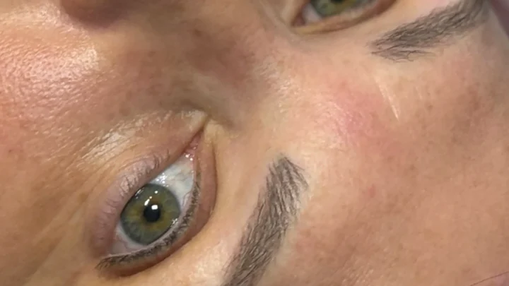 cosmetic tattoo freckles face