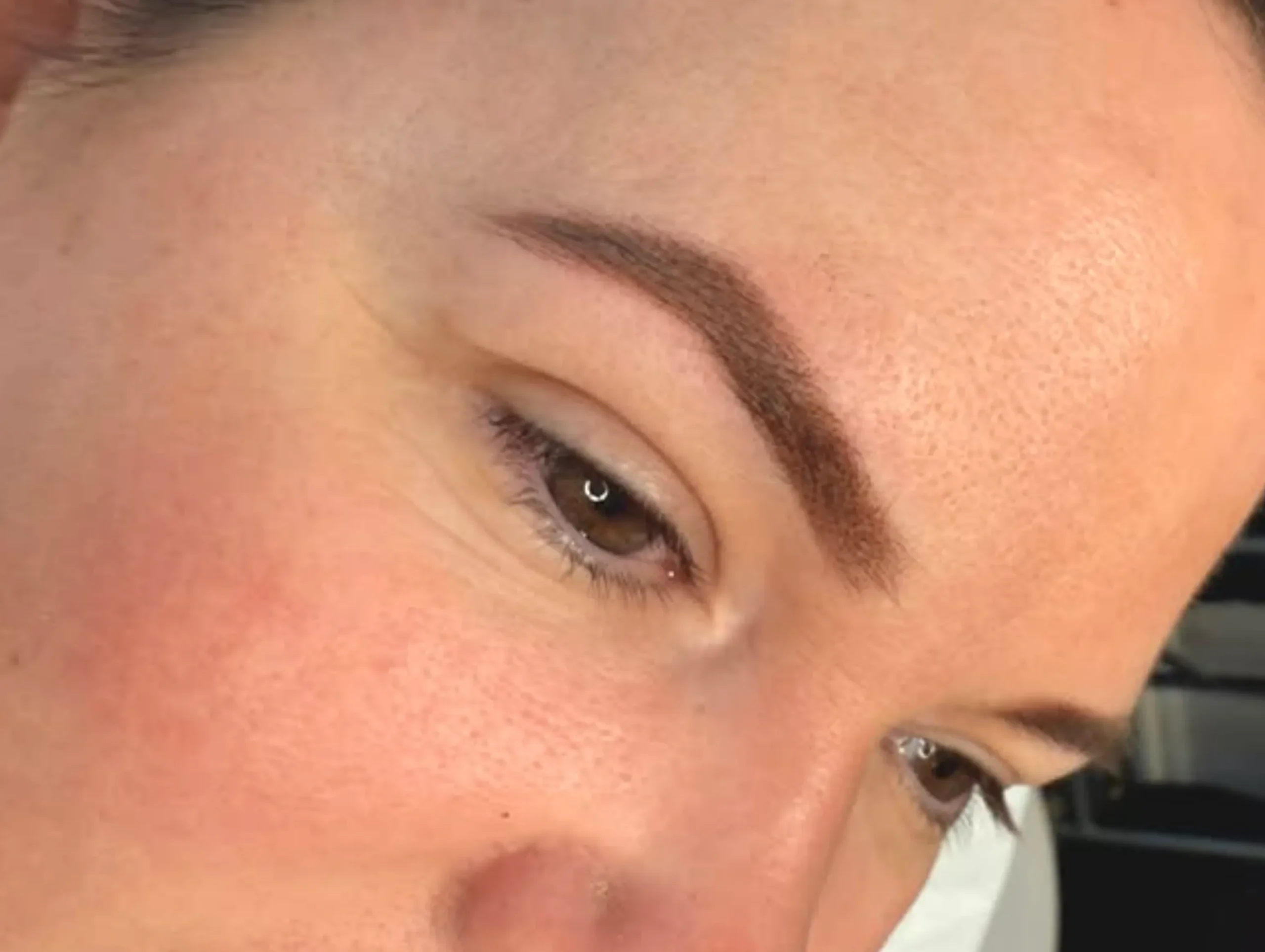 natural freckle tattoo