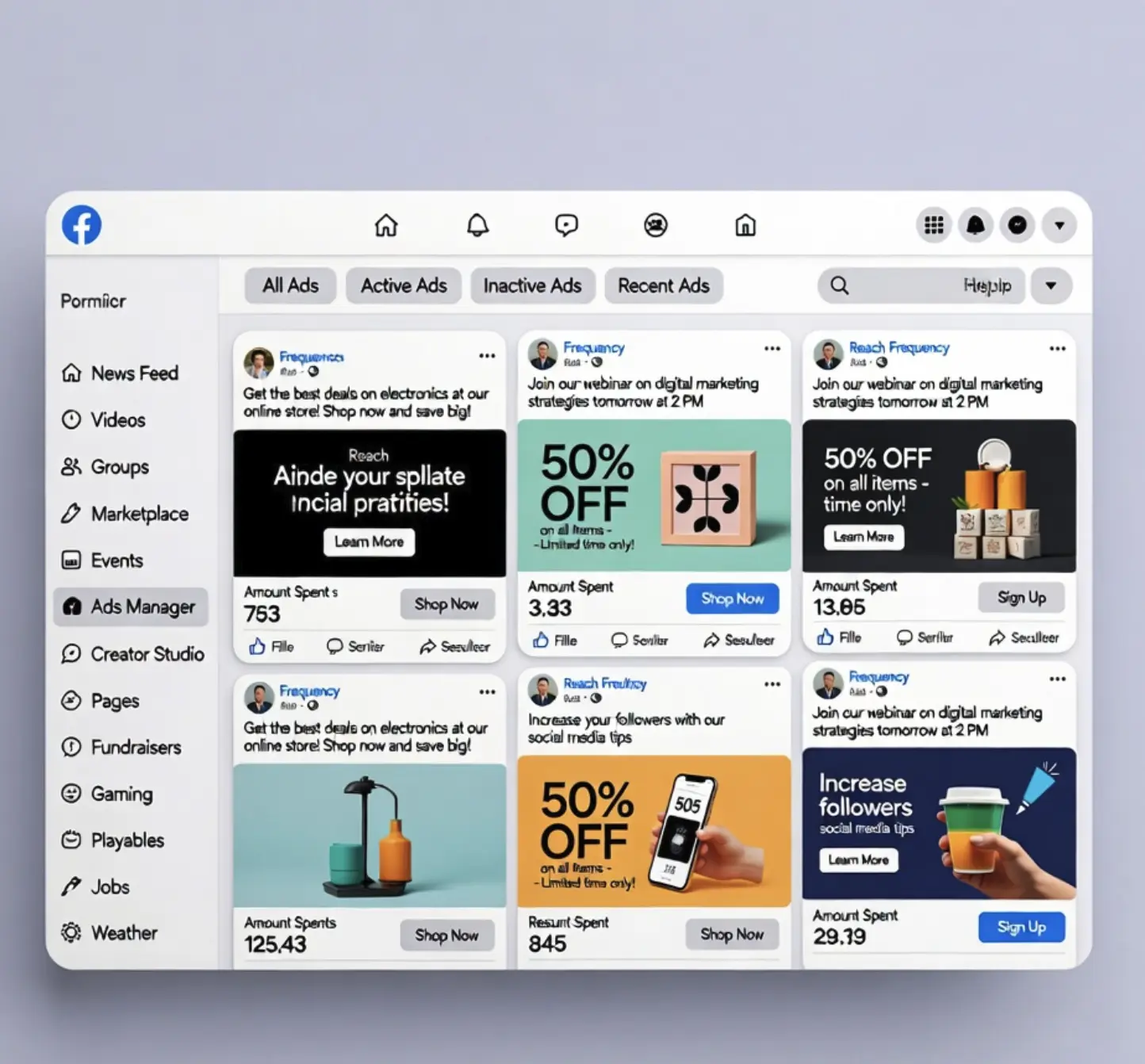 how to stop facebook ads
